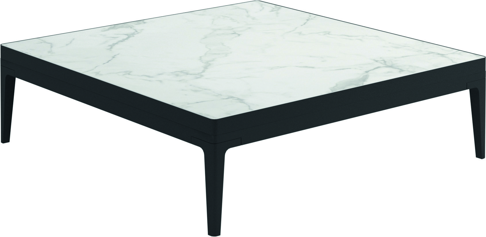 Grid Large Coffee Table Ceramic Top