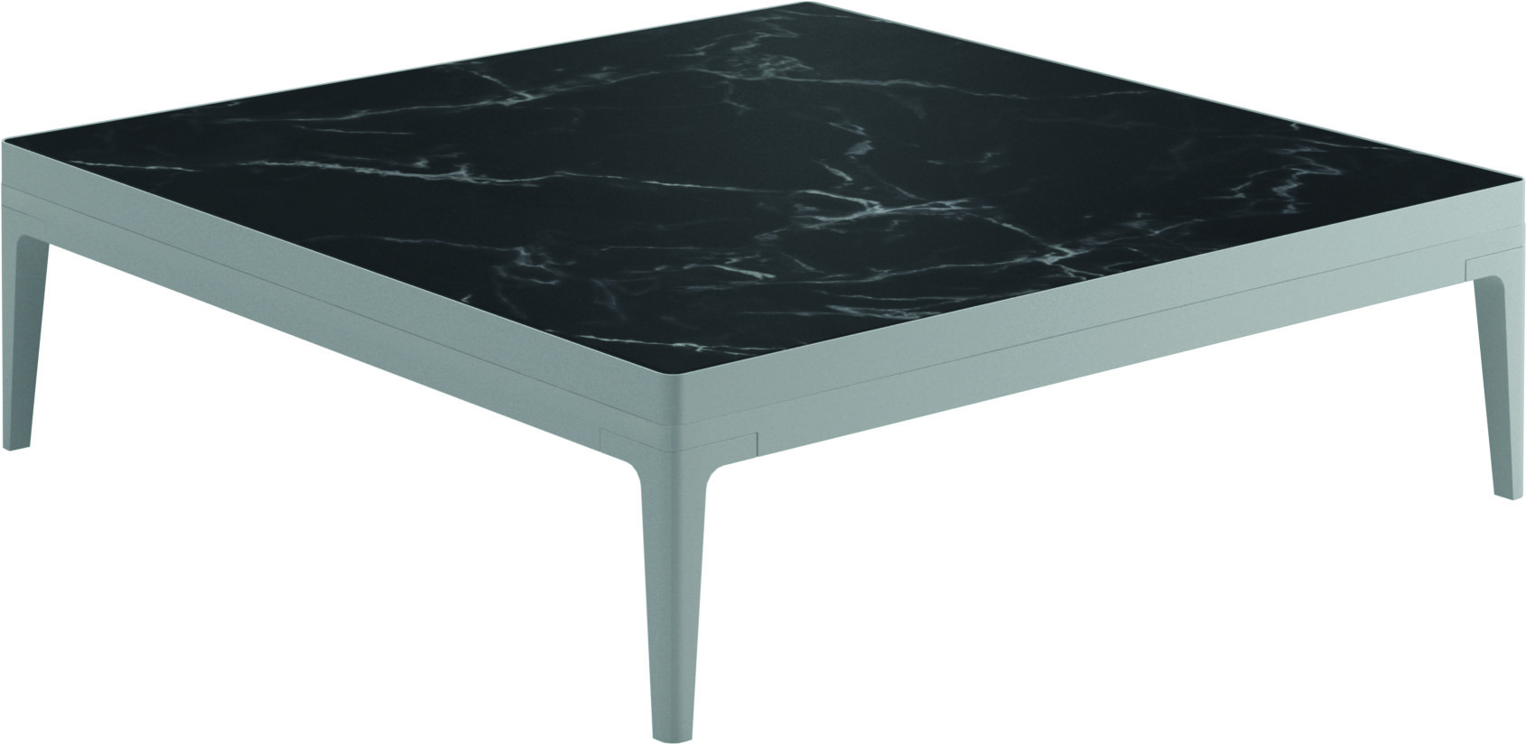 Grid Large Coffee Table Ceramic Top