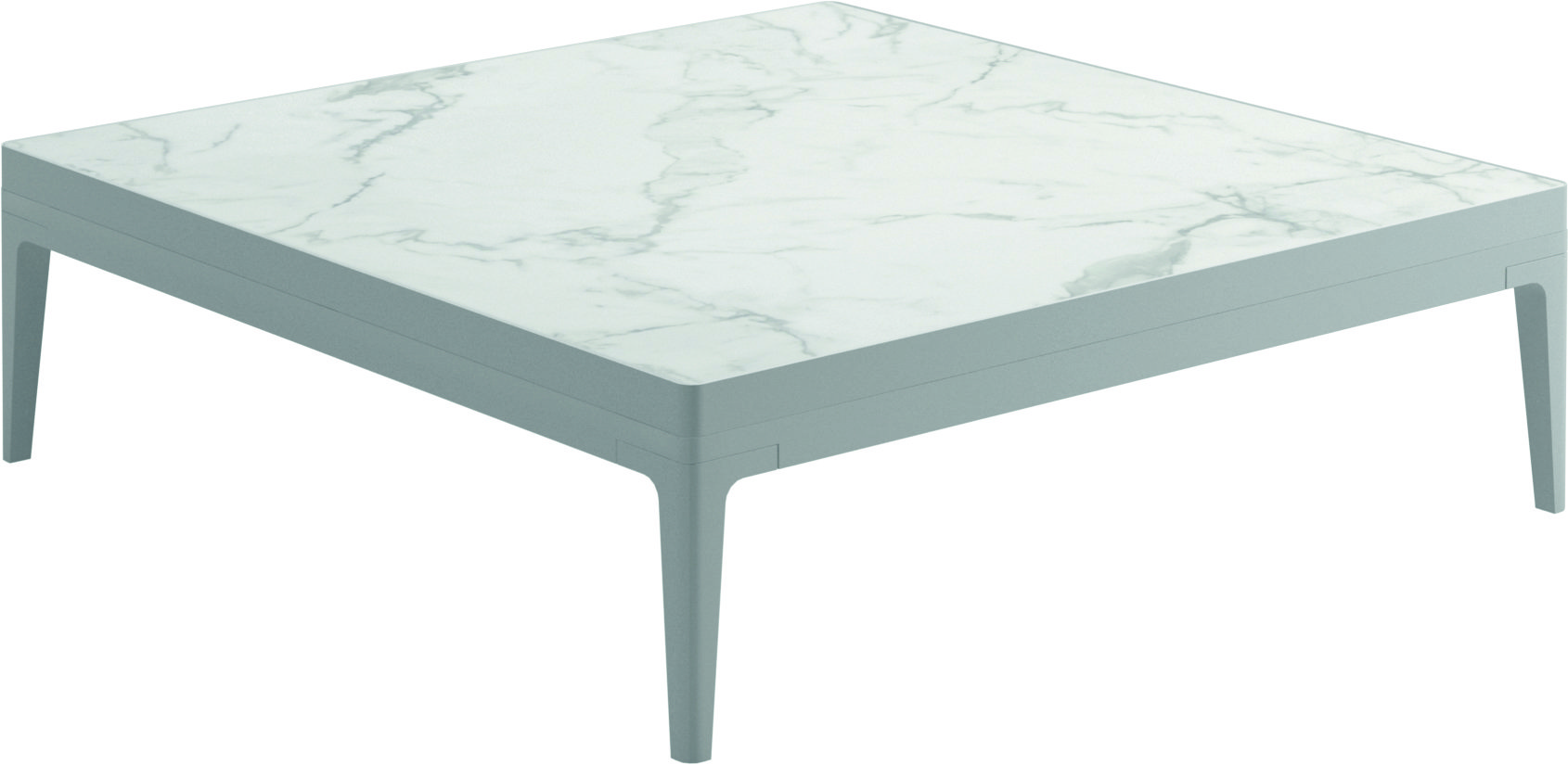 Grid Large Coffee Table Ceramic Top