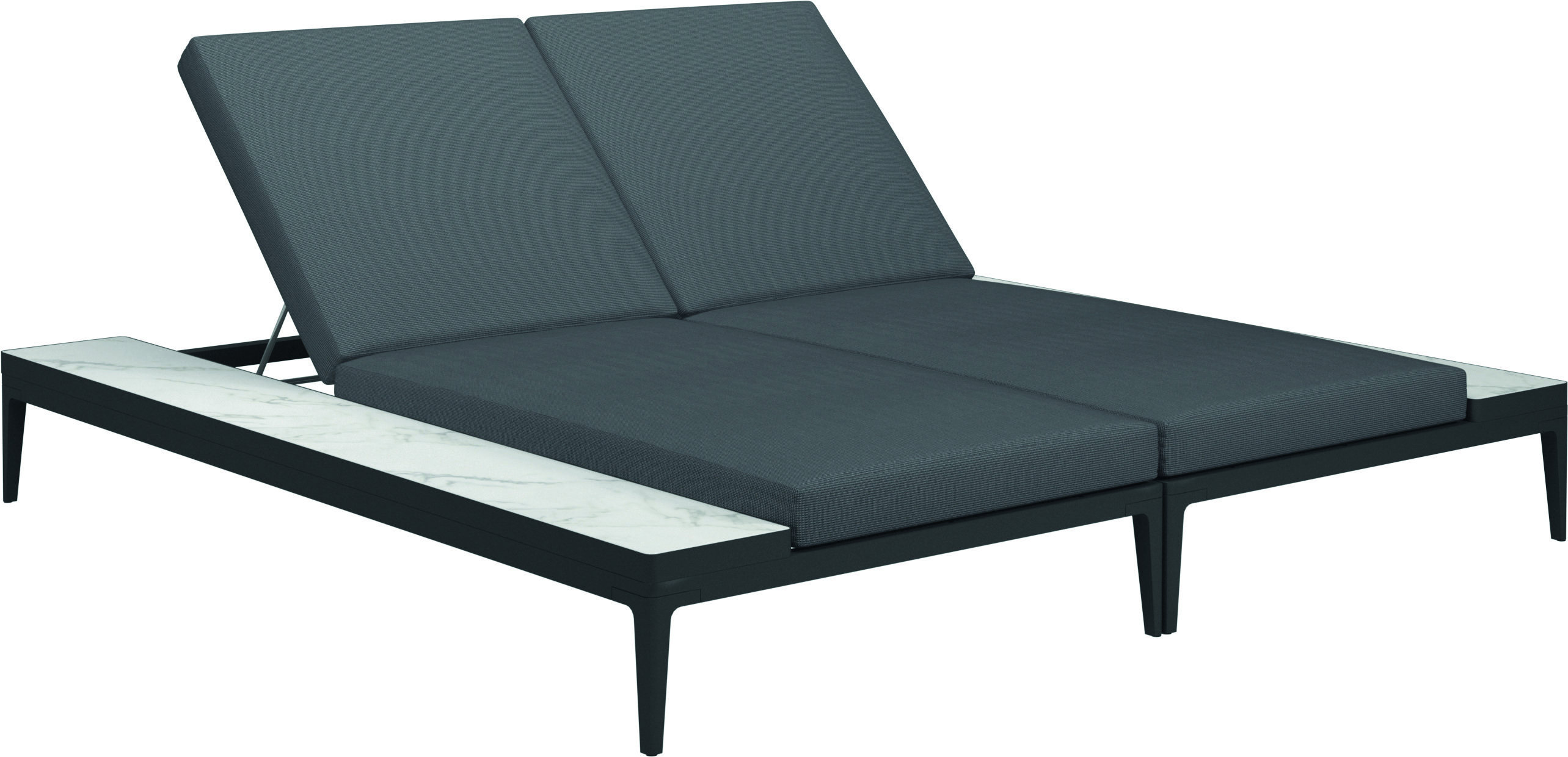 Grid Double Lounger Ceramic