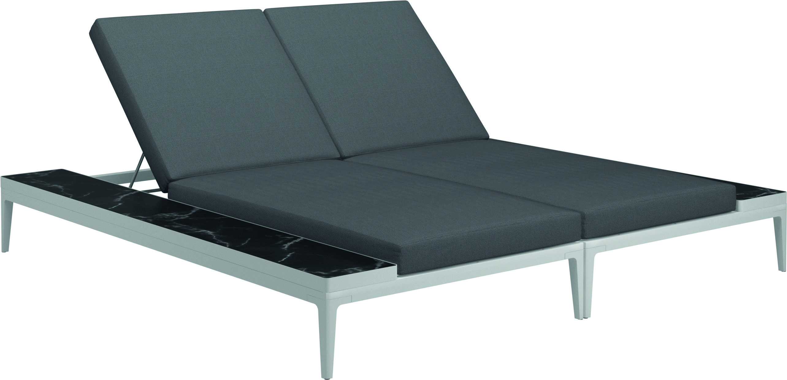 Grid Double Lounger Ceramic