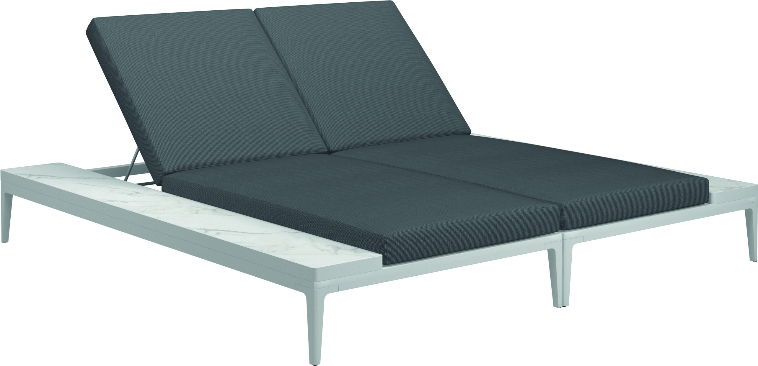 Grid Double Lounger Ceramic