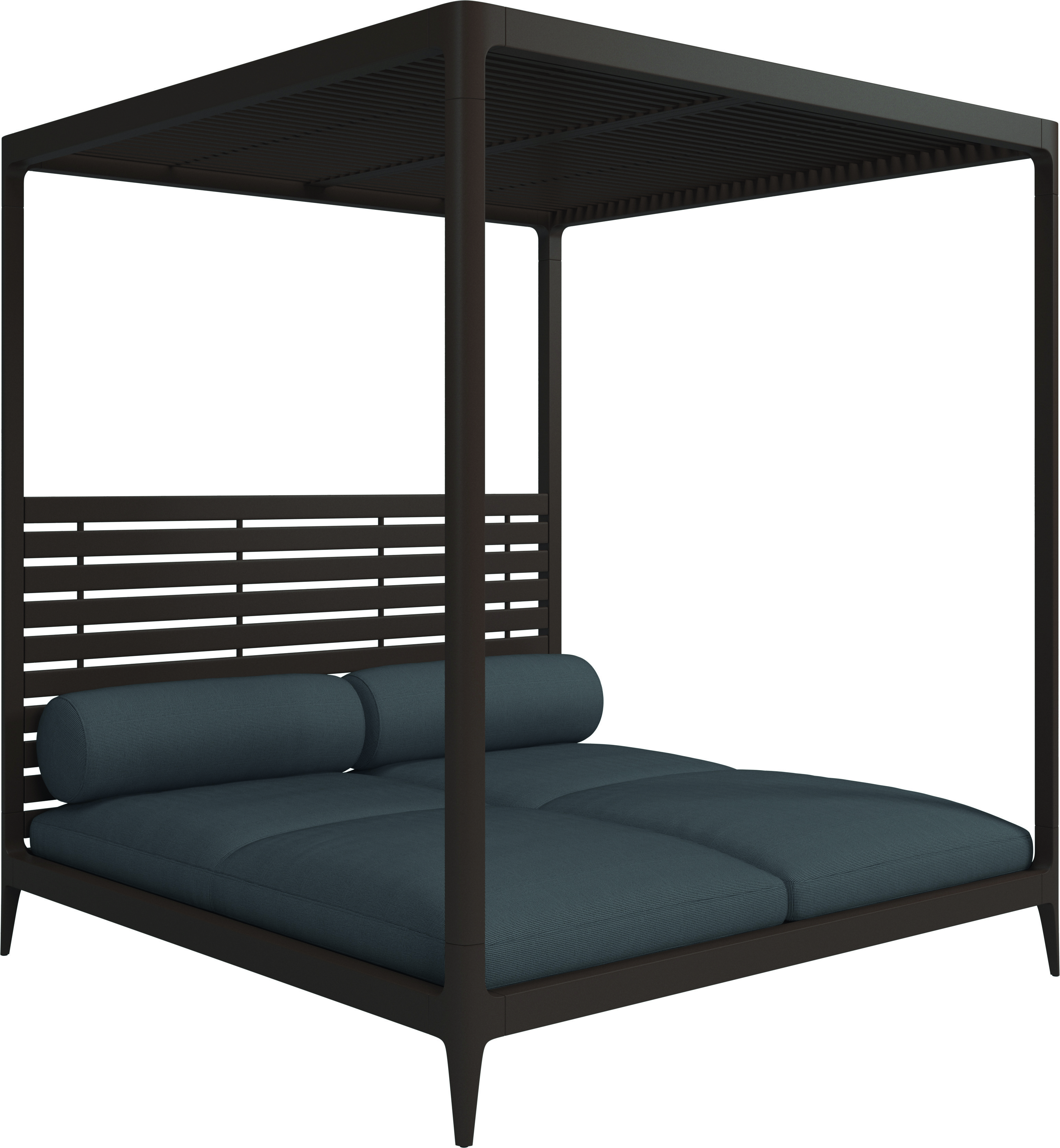 Grid Cabana with Aluminium Back and Roof