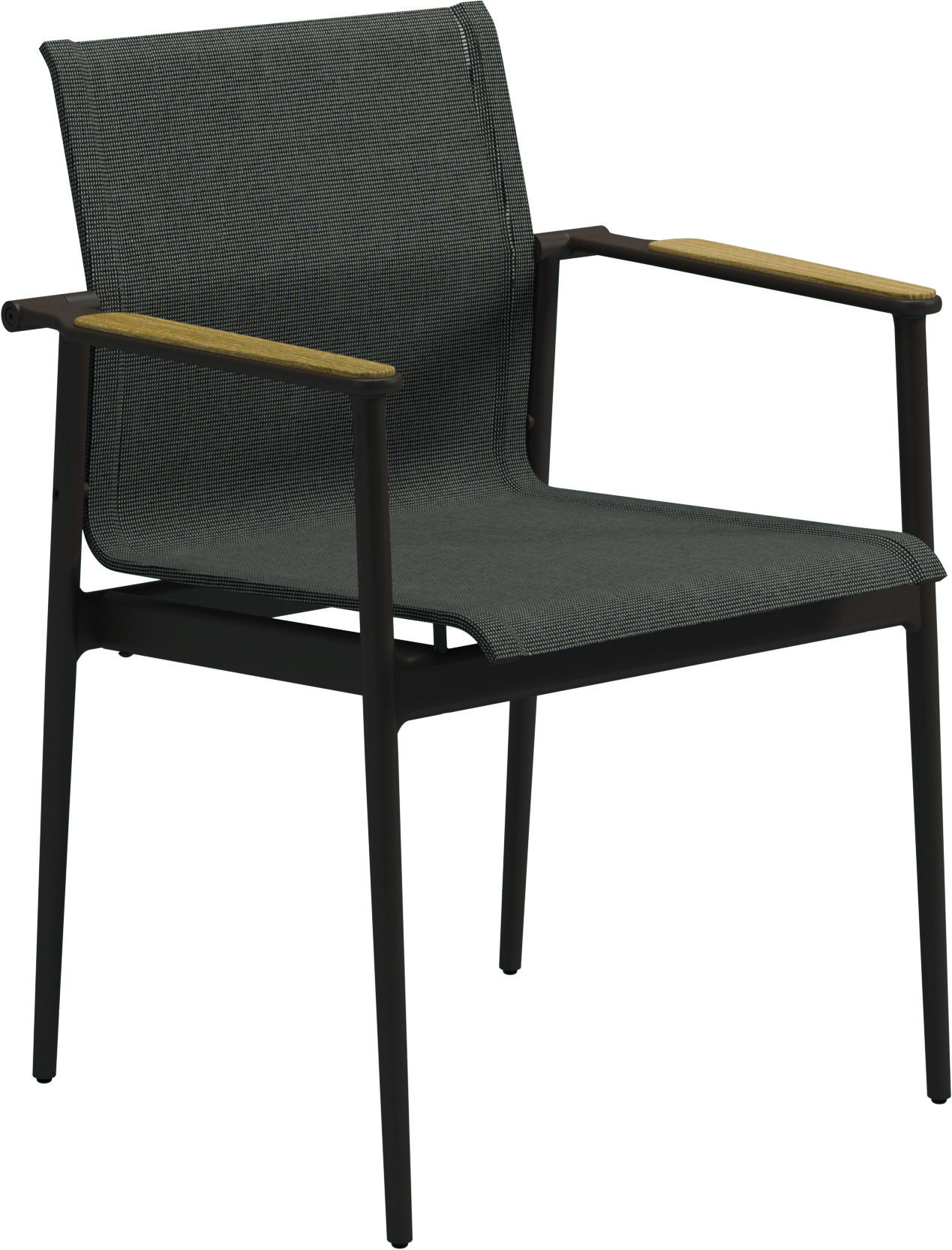 180 Stacking Chair with Teak Arms