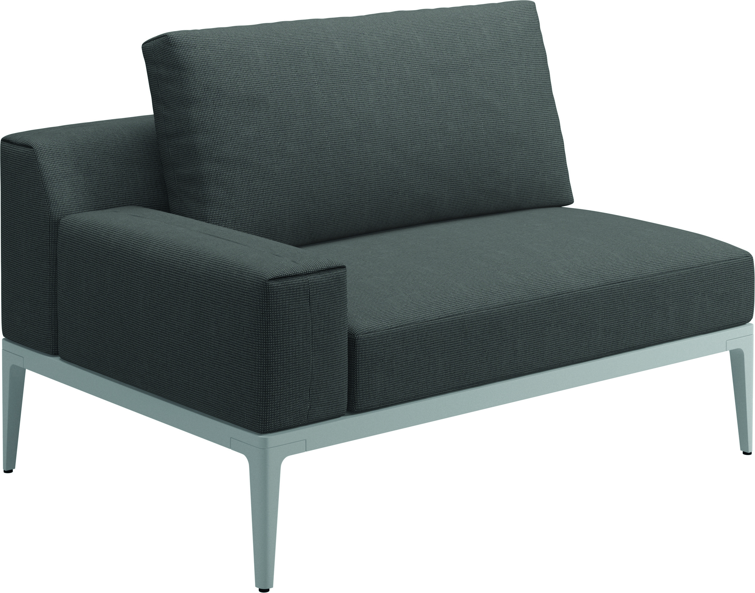 Grid Dining Sofa With Arm