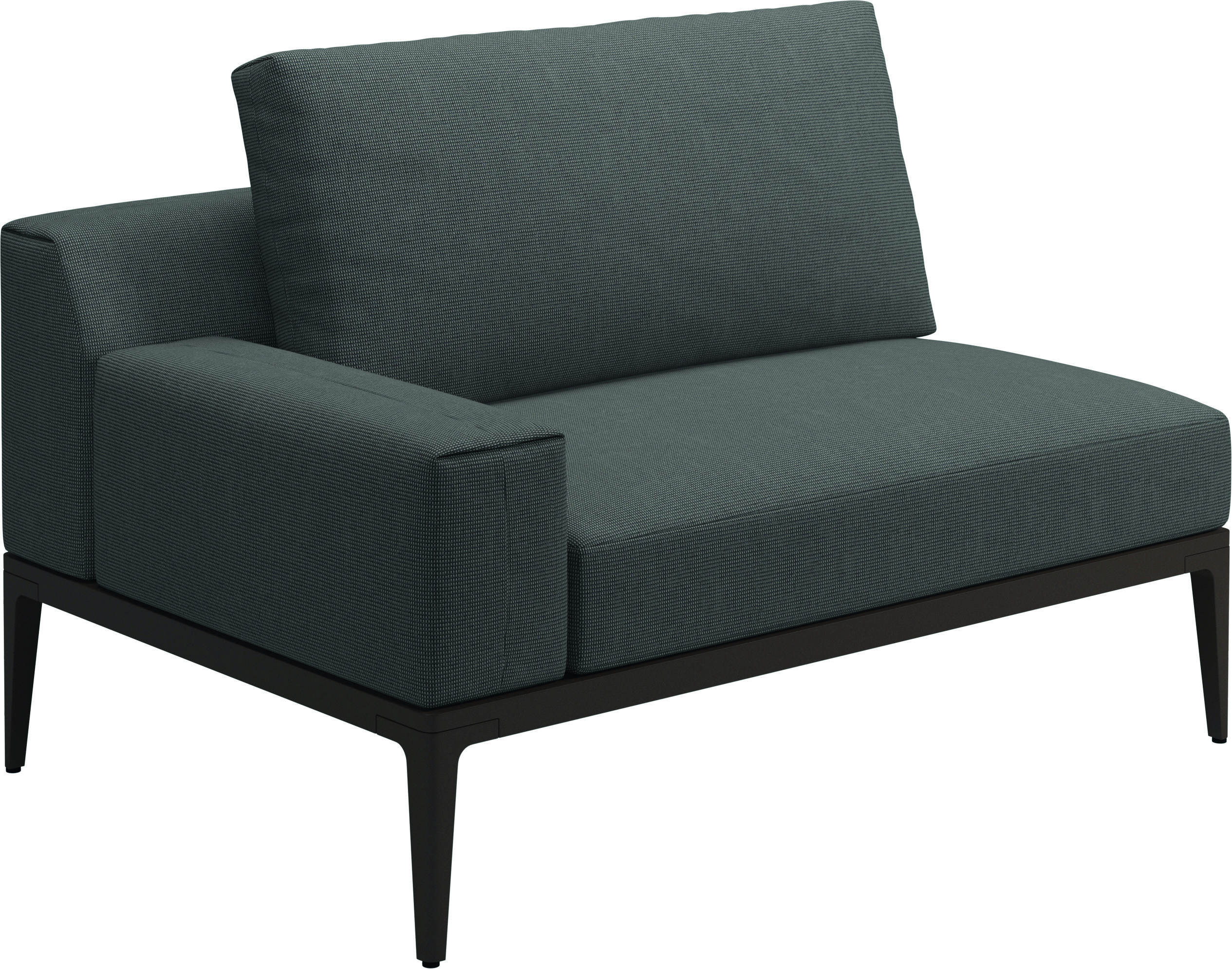 Grid Dining Sofa With Arm