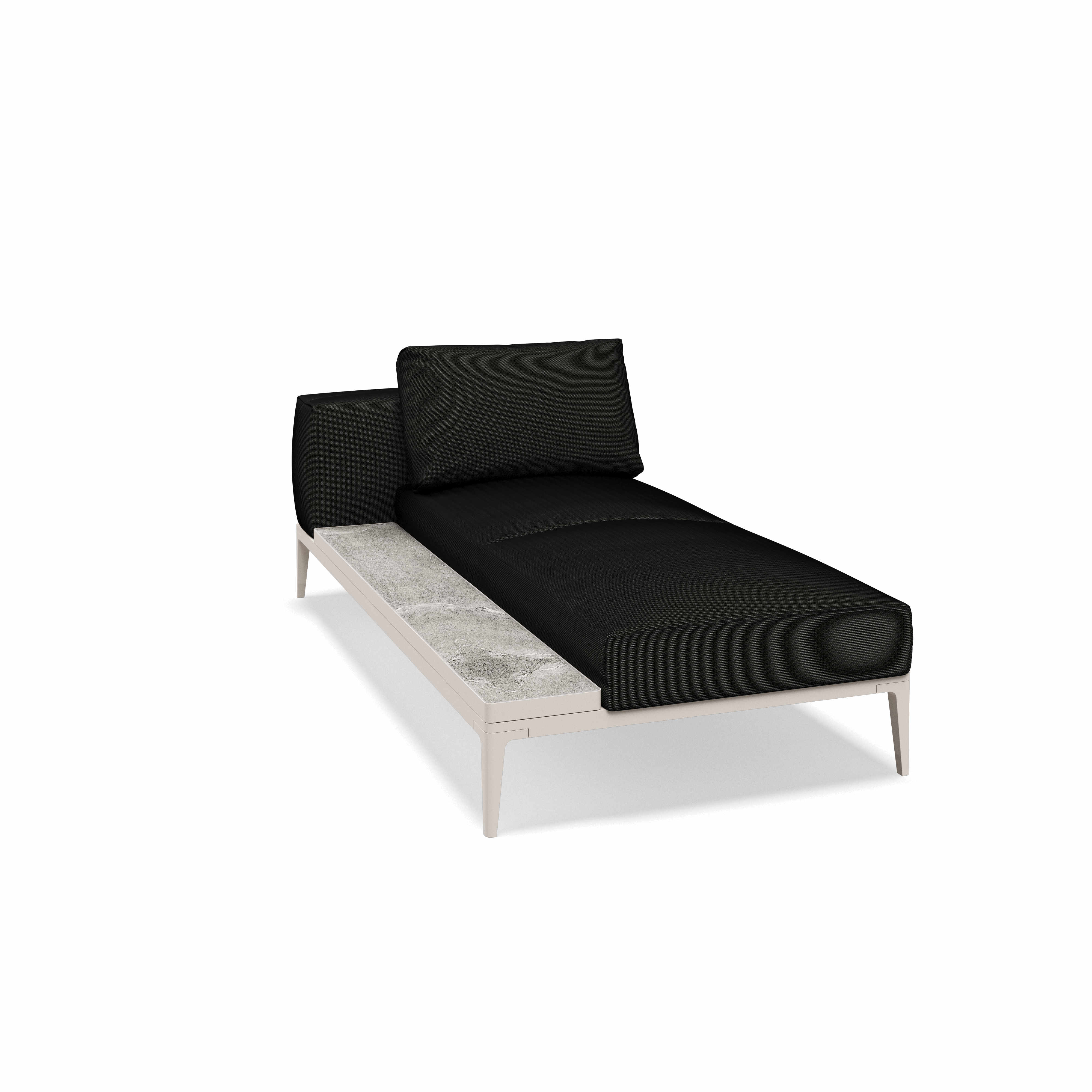 Grid Left Right Chaise Unit Ceramic