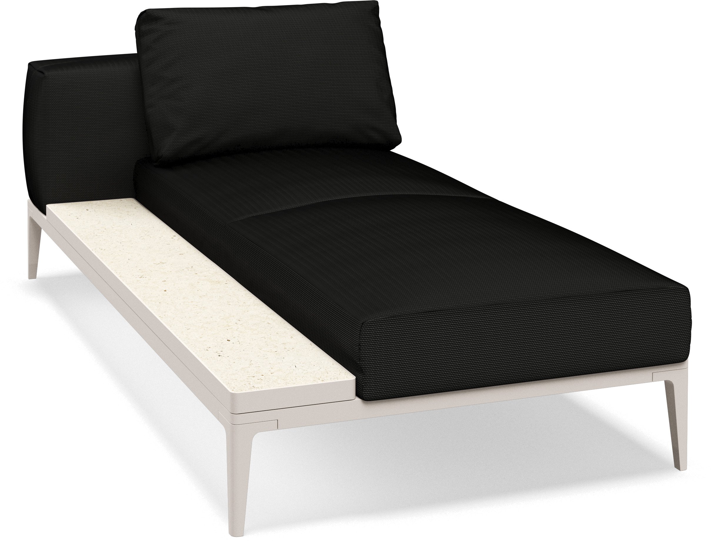 Grid Left Right Chaise Unit Ceramic