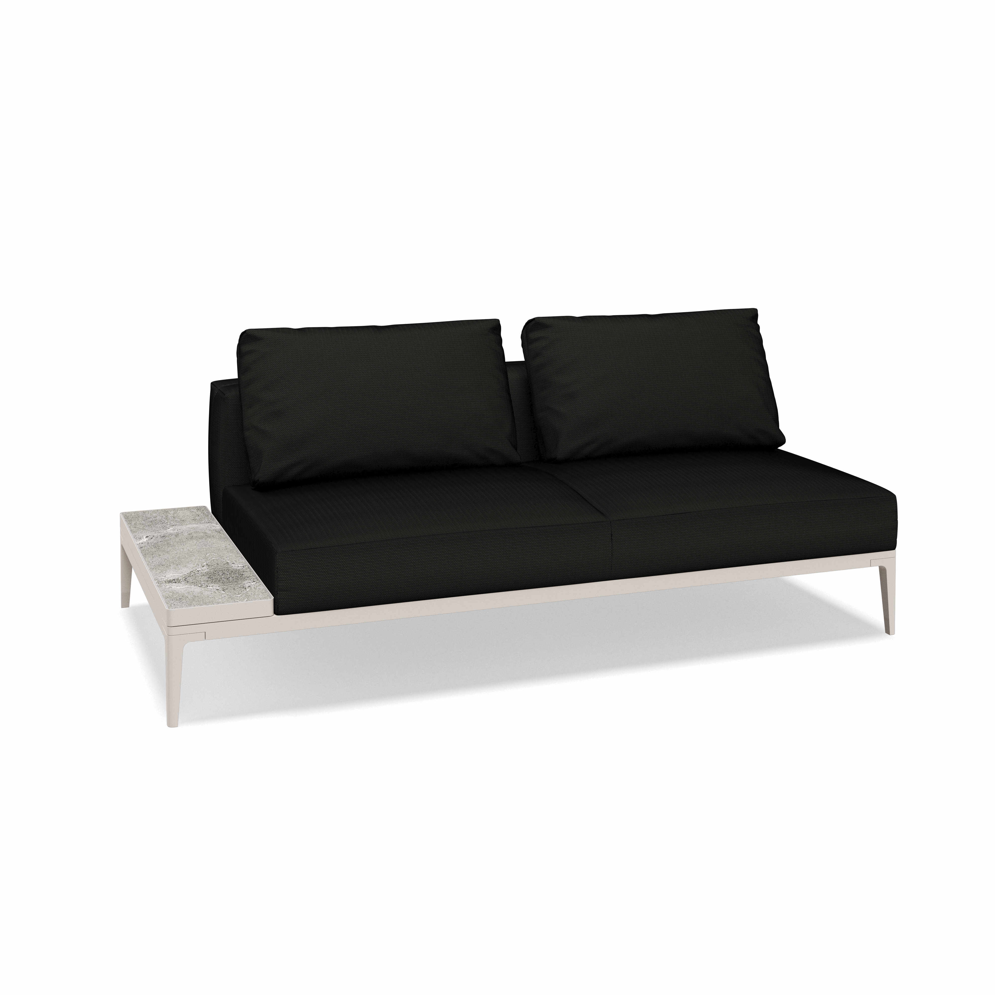 Grid Left Right End Table Unit Ceramic