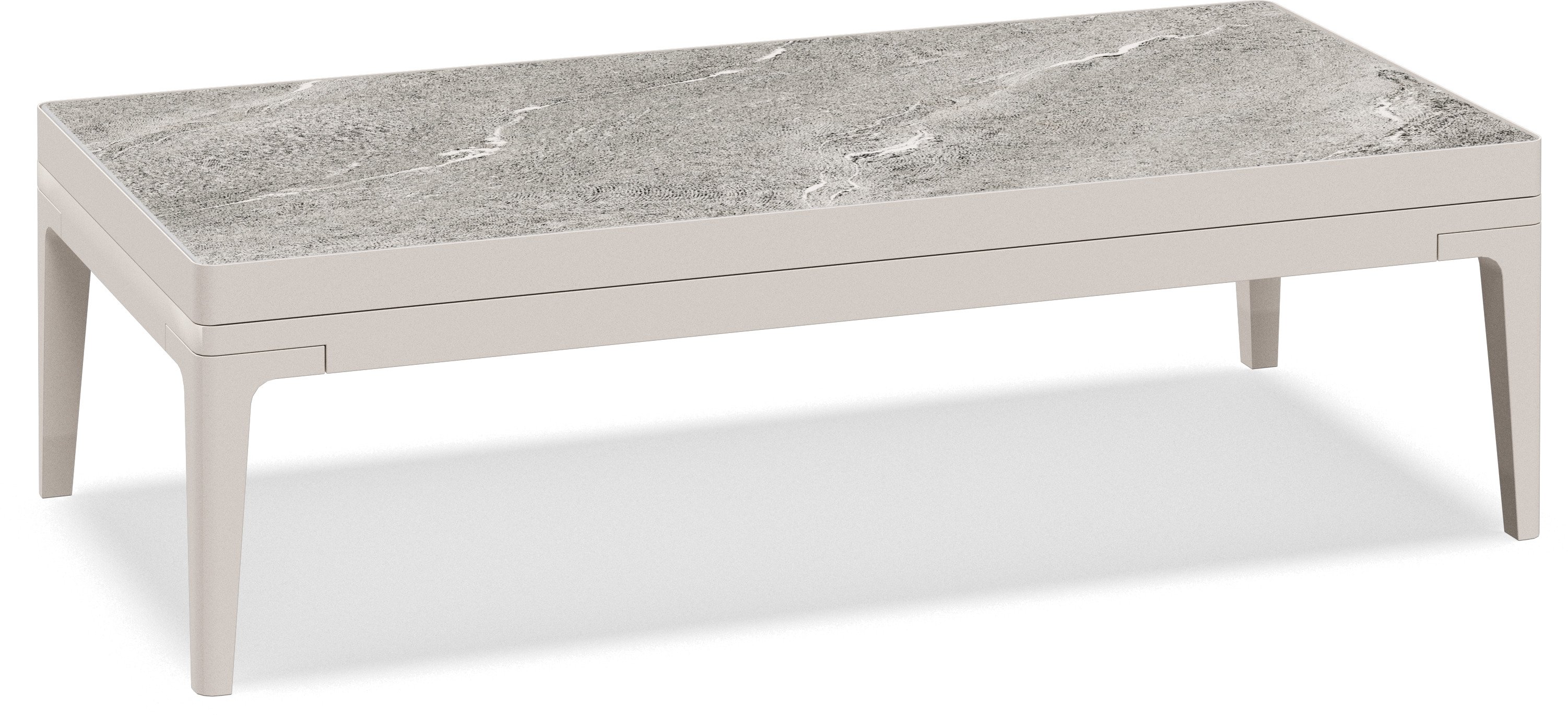 Grid Small Coffee Table Ceramic Top